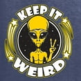 thumbnail image 6 of Wild Bobby Keep It Weird Alien Men Long Sleeve Shirt, 6 of 6