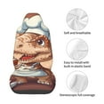 thumbnail image 4 of Honeii Dinosaur Baking Delight Print Car Seat Cover,Car Interior Covers,Universal Fit Seat Protector, Compatible with Most Cars, SUVs, Trucks, and Vans, 4 of 5