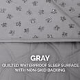thumbnail image 6 of FurHaven Pet Products Quilted Twill Waterproof Bed/Furniture Protector - Gray, Medium/Full, 6 of 11