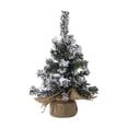 thumbnail image 1 of GUOOL Flocked Christmas Tree Artificial Christmas Tree for Living Room Shelf Party 20 cm, 1 of 9