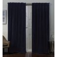 thumbnail image 1 of Exclusive Home Curtains Velvet PP Panel Pair, 96" Length, Navy, 1 of 1