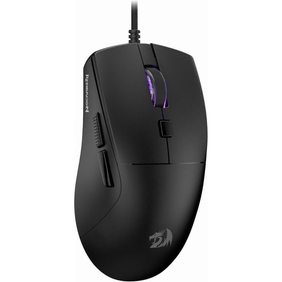 Redragon M618 Wired Gaming Mouse, 10000 DPI Optical Ergonomic Mouse with 6 Programmable Buttons, 84G Ultra Lightweight, Software Supports DIY Keybinds, Black