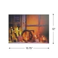 thumbnail image 3 of Northlight LED Lighted Noel and Flickering Candles Christmas Canvas Wall Art 12" x 15.75", 3 of 5