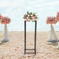 thumbnail image 4 of Wedding Metal Flower Black Decoration Stand Table Ornament Aisle Road Lead Flower Rack, 4 of 15