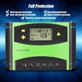 thumbnail image 2 of Controlador solar a prueba de agua, controlador de carga solar LCD inteligente 60A Controlador solar Instalación sin esfuerzo, 2 of 9