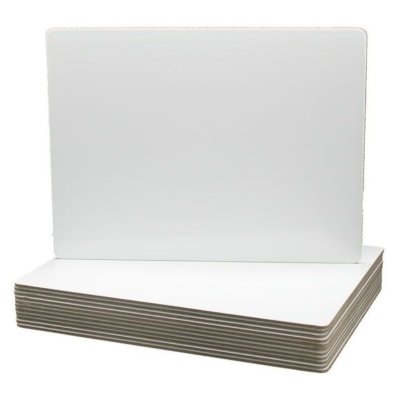 Flipside Products Magnetic Dry Erase Board, 9" x 12", Pack of 12