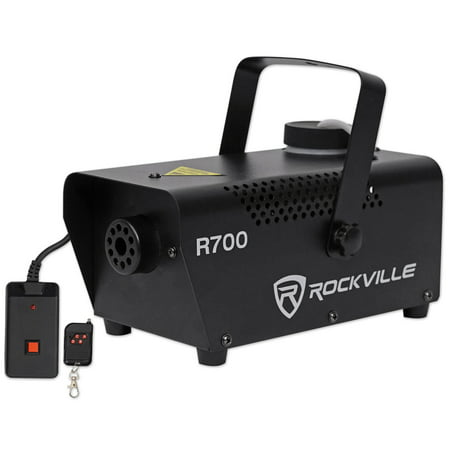 Rockville R700 Fog/Smoke Machine w/ Remote Quick Heatup; Thick Fog!
