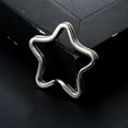 thumbnail image 2 of GOOHOCHY 50 Pcs Porte-Clés Argent Fer Forme Étoile pour Organiser les Parents, 2 of 8