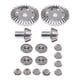 thumbnail image 5 of 1/14 Metal RC Car Diff Main Pinion Gear Set para WLtoys 144001 RC Car Truck, 5 of 7