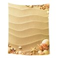 thumbnail image 1 of ABPHQTO Amor playa arena luz del sol corazones conchas marinas dormitorio sala de estar arte tapiz colgante de pared tamaño 130x150 cm ABPHQTO QB-ZK-78-51x60, 1 of 1