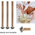 thumbnail image 4 of 150pcs Wood Candle Wick Holders Candle Wick Cilps Sustainer Tabs for Candle Making and Candle DIY Stainless Steel Wick Holders (12.5mm/ 0.5inch), 4 of 7