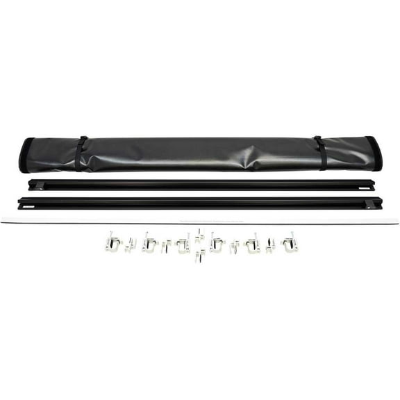 1724 F250/F350 SUPER DUTY 6.75FT SOFT ROLL TONNEAU COVER BLACK