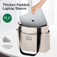 thumbnail image 4 of XINLANER Tote Bag for Women, Lightweight Work Handbag Teacher Nurse Quilted Shoulder Bag for School Travel Gym, 4 of 7