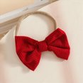 thumbnail image 4 of KPOPLK Baby Girl Clothes Toddler Girl Summer Outfit Short Sleeve Ruffle Romper Suspender Skirt Headband Set for 0 3 6 9 12 18 Months 2T 3T(12-18 Months,Red), 4 of 9