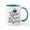 White/Blue Inside, variant on CafePress - Queen Of Frickin Everything - 11 oz Ceramic Mug - Novelty Coffee Tea Cup