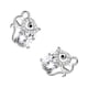 thumbnail image 2 of Sonducket Pendientes de tuerca de plata con estilo de 2 piezas para mujer - Accesorio para cualquier ocasión Pendientes de plata llamativos para Type1 NO1, 2 of 6