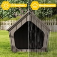 thumbnail image 6 of Bifanuo Weatherproof Outdoor Cat House - Insulated Resin Shelter for Indoor & Feral Cats, 6 of 9