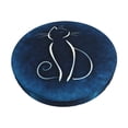 thumbnail image 2 of Round Bar Stool Seat Covers, Cat Sketch Elastic Round Chair Cover Stool Seat Slipcover Bar Stool Cushions Round Pad for 12-14 inch, 2 of 7