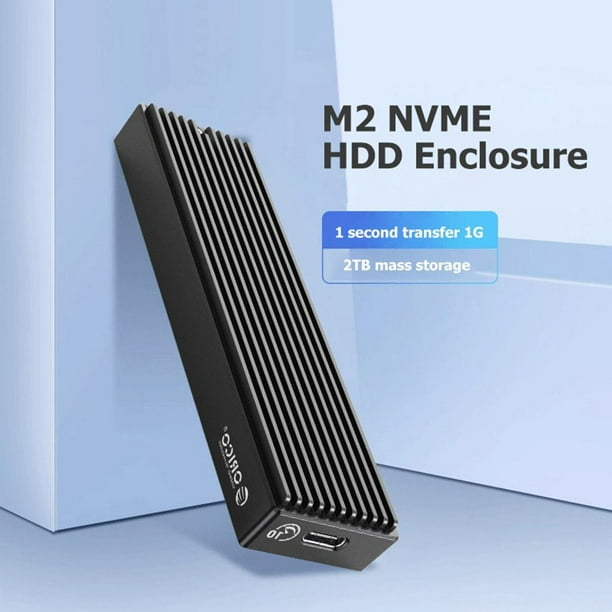 ORICO M2PV-C3 10Gbps M.2 NVME SSD Carcasa Tipo-C Unidad de estado sólido Estuche móvil Hugtrwg Para estrenar
