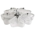 thumbnail image 3 of GUOOL Appetizer Platter Heart Snack Serving Plate Dishes for Dessert Cookies Cakes clear grey, 3 of 9