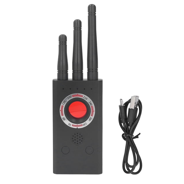 Detector De Señal, Detector De Señal De 10 M Sensibilidad Detector De Cámara Oculta Multifuncional Ajustable para Reuniones De Hotel DC5V 1A