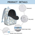 thumbnail image 4 of Adaptable Sunflower Pattern Backpack with Multiple Compartments, Perfect for Student and Professional Needs, Comfortable Design, Thank You Gift, 4 of 5