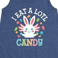 thumbnail image 3 of Instant Message - I Eat Alotl Candy - Toddler and Youth Girls A-line Dress, 3 of 6