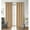 Gold, variant on Elaine Embossed Metallic Room Darkening Grommet Window Panel, Huntergreen, 54x90 Inches