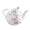 Pink tea, variant on Lynono Elegant Floral Embossed Ceramic Teapot With Gold Trim And Spacious Interior