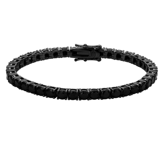 Moissanite Tennis Bracelets for Women VVS1 Mens Black Bracelet 925 Sterling Silver Bracelets Men Classic Womens Tennis Bracelet 16-21CM