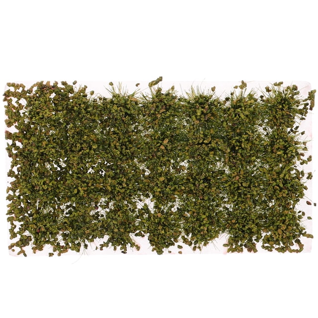 1 Box Olive Green Nylon Simulated Grass Cluster For Diy Fake Grass Decor 6.10X2.40X0.08In