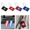 thumbnail image 5 of Aluminum Baggage Backpack Tags Suitcase Luggage Tags Travel Suitcase Label with Metal Loop Baggage Identifier Portable, 5 of 19