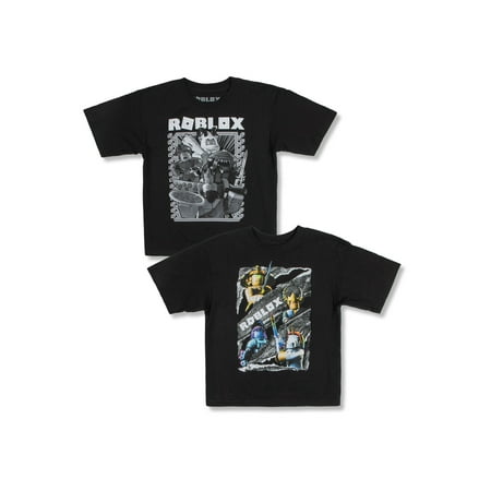 Roblox Roblox Boys 4 18 Double Group Character Graphic T Shirts - roblox black flash shirt