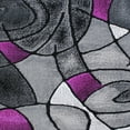 thumbnail image 7 of Masada Rugs Modern Contemporary Area Rug Mat, Purple Grey Black (2 Feet X 3 Feet) Mat, 7 of 7