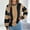 01 Khaki, variant on Weiqiqre Fall Sweaters for Women Lightweight Oversized Crew Neck Long Sleeve Color Block Pullover Rib Knit Blouse Tops