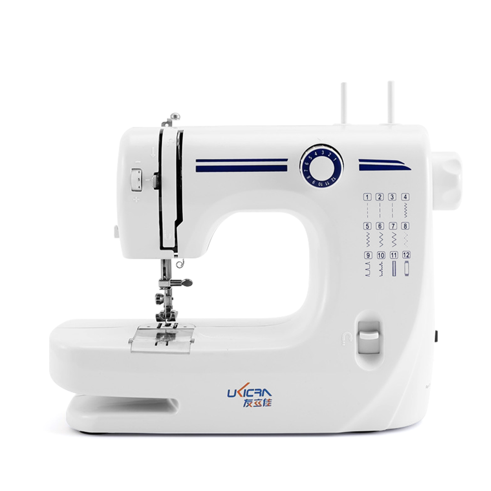 Foot Pedal Small Sewing Machine for Beginners,12 Built-in Stitches