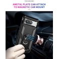 thumbnail image 3 of [PST] Google Pixel 8 Ring Case, Anti-Drop Hybrid Magnetic Hard Kickstand Case Cover with Ring Stand, 3 of 5