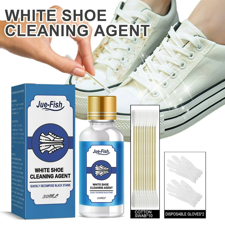 White Sneaker Cleaner | Effective Remove Stains White Tennis Shoe Cleaner  Kit | Easy Using Fabric Cleaner for White Leather Canv