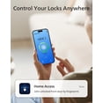 thumbnail image 4 of Philips - Cerradura de puerta inteligente Wi-Fi, cerradura de puerta de entrada sin llave con control de aplicación, identificación de huellas dactilares, desbloqueo automático, cerrojo de bloqueo con, 4 of 5
