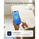 thumbnail image 4 of Philips - Cerradura de puerta inteligente Wi-Fi, cerradura de puerta de entrada sin llave con control de aplicación, identificación de huellas dactilares, desbloqueo automático, cerrojo de bloqueo con, 4 of 5