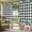 Black, variant on Outdoor Curtains for Patio Waterproof, Spring Pink Roses Outdoor Privacy Panels Grommet, Pastoral Eucalyptus Leaves Gray Wooden Blackout Outside Curtains for Porch/Cabana 54"x95", 2 Panels