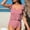 Hot Pink, variant on HOMBOM Womens Tummy Control Tankini Swimsuits Ruffle Swimwear High Waisted Green Vacation Bathing Suit for Women Crop Swim Top