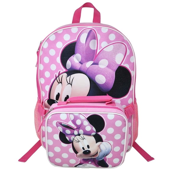 Disney Minnie Mouse 16" Backpack with Lunch Bag