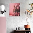 thumbnail image 3 of KLL Delicate Pink Carnations A Print Canvas Wall Art, Canvas Painting Prints Canvas Art Wall Decor Home Decoration for Living Room Bedroom Office, 3 of 6