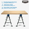 thumbnail image 5 of Hart Adjustable Steel Sawhorse (1100-lb Capacity), 5 of 8
