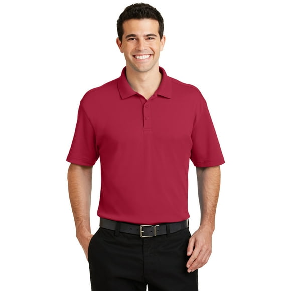 Port Authority &#174;  Silk Touch &#153;  Interlock Performance Polo. K5200 Xs Rich Red