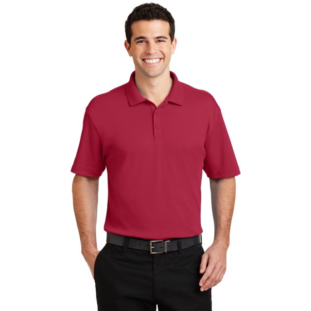 Polo de alto rendimiento Port Authority® Silk Touch™ Interlock. K5200 Rojo intenso M Autoridad Portuaria K5200