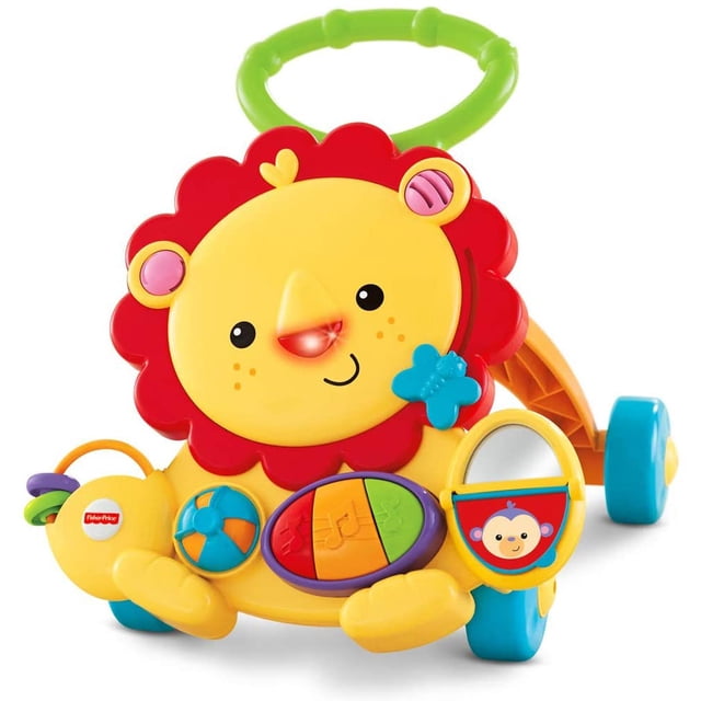 León Andador Musical Fisher-Price Y9854 con 8 Actividades Prácticas Fisher Price Y9854