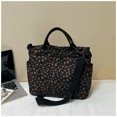 thumbnail image 3 of PRIYAL Leopard Tote Bag for Women Nylon Shoulder Handbag Crossbody Bag | Lightweight Leopard Print Tote Handbag for Travel Work, 3 of 5