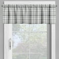 thumbnail image 2 of Ambesonne Geometric Window Valance, Vertical Line Square, 54" X 12", Grey White, 2 of 5